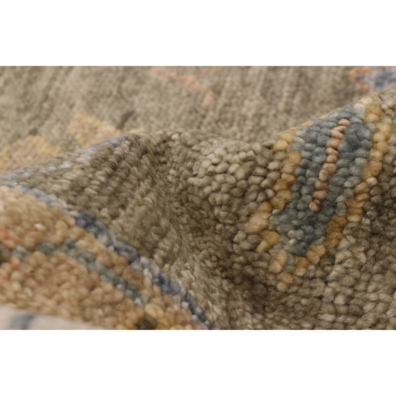 ECARPETGALLERY Hand-knotted Jules Serapi Taupe Wool Rug - 10'0 x 13'9