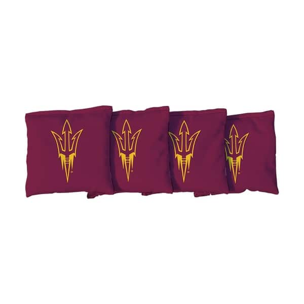 slide 2 of 3, Arizona State Sun Devils Red Cornhole Bags All-Weather Resin Filled