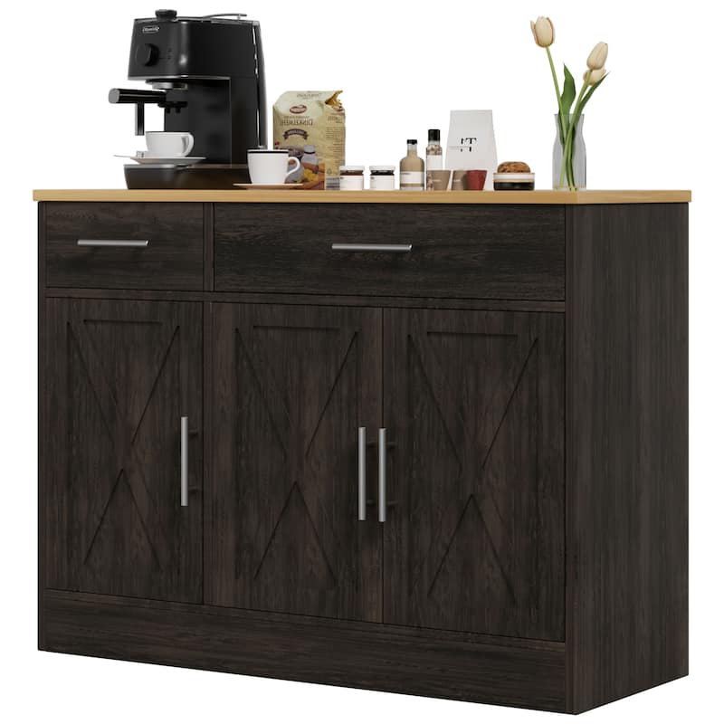 Futzca Sideboard Buffet Cabinet, Kitchen Storage Cabinet