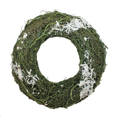 10" Rattan Wreath - Multicolor