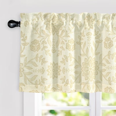 DriftAway Twyla Linen Blend Blackout Valance