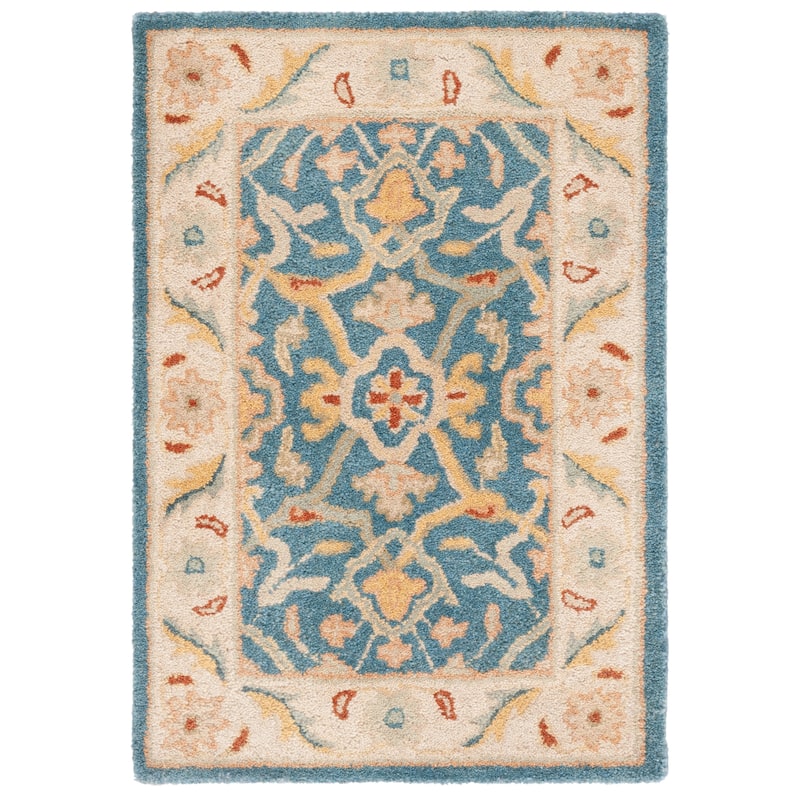 SAFAVIEH Handmade Antiquity Loana Traditional Oriental Wool Rug - 2' x 3' - Blue