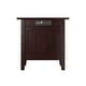 preview thumbnail 32 of 33, AFI Nantucket Chair Side Table with Built-in Charger