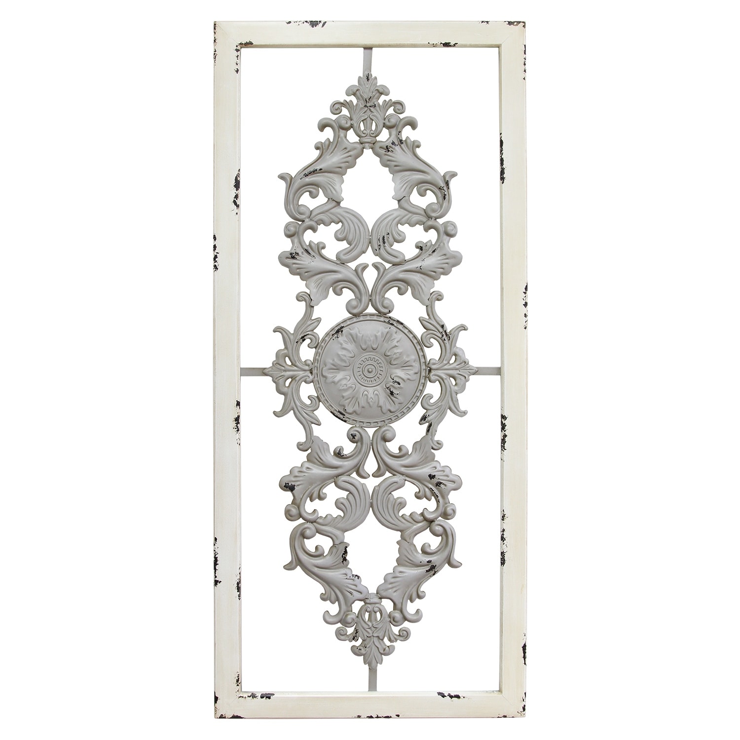 Black Stratton Home Traditional Scroll Wall Sculpture 