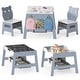 preview thumbnail 20 of 18, Costway 5-in-1 Kids' Table & Chair Set with Chalkboard, Whiteboard, 3 - See Details