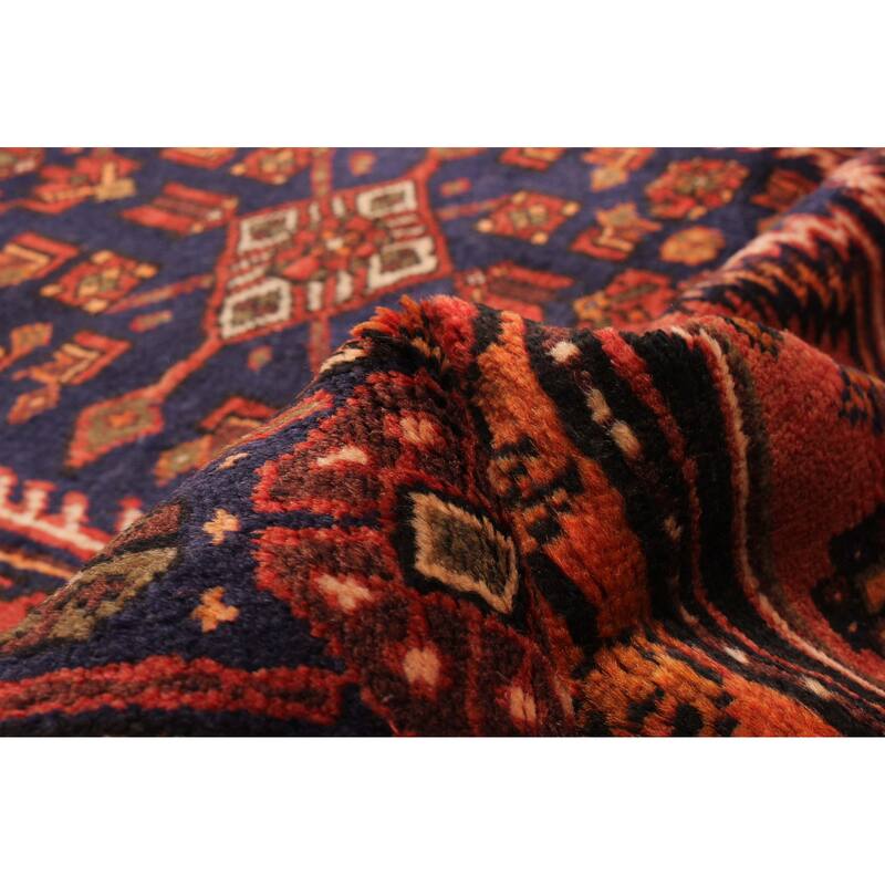 ECARPETGALLERY Hand-knotted Andelz Red Wool Rug - 4'3 x 8'10