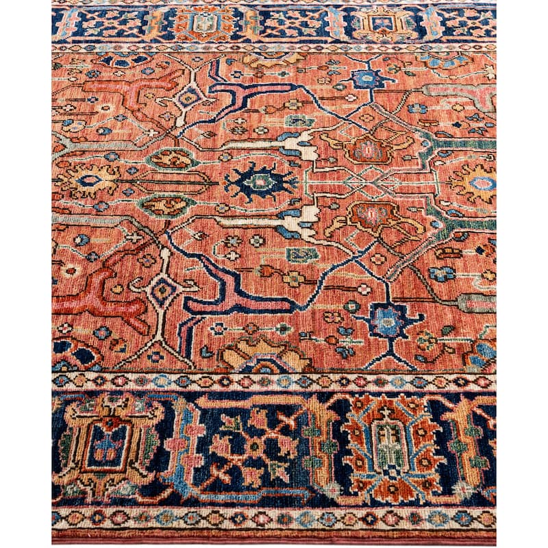 Serapi One-of-a-Kind Hand-Knotted Area Rug - Pink - 4' 0" x 5' 10"