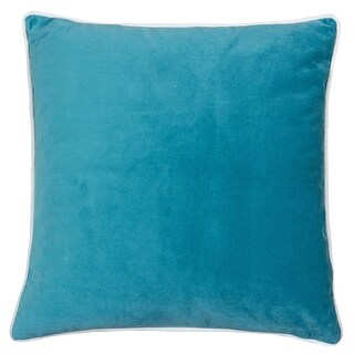 velvet turquoise pillow