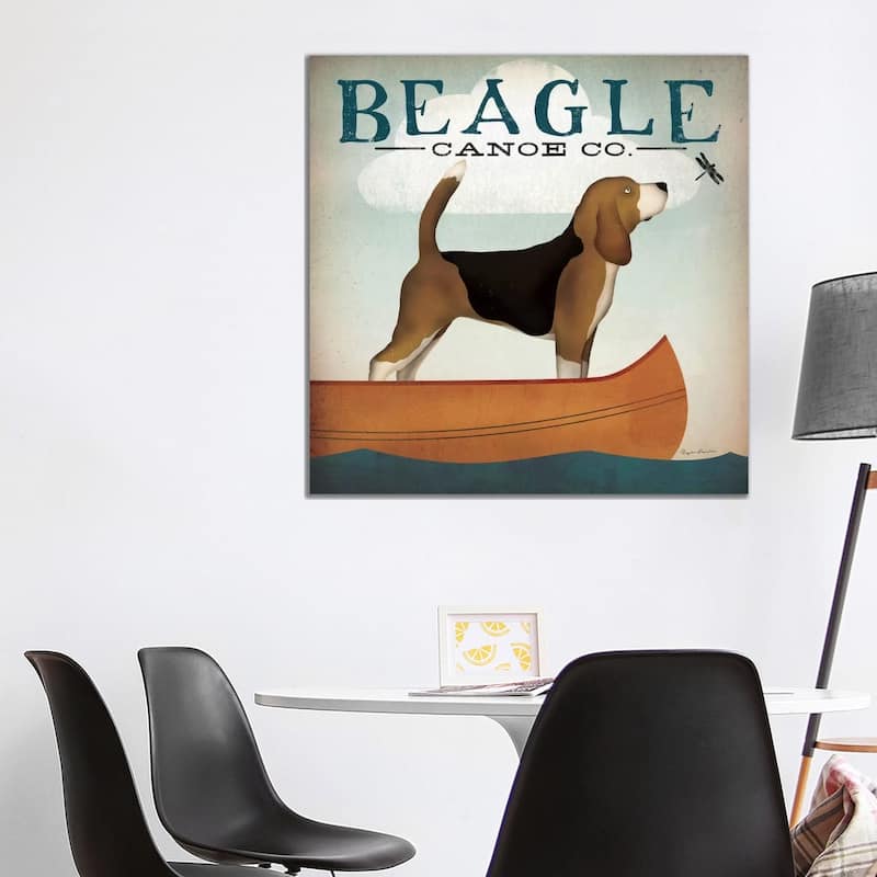 iCanvas "Beagle Canoe Co. " by Ryan Fowler Canvas Print - 37x37x1.5