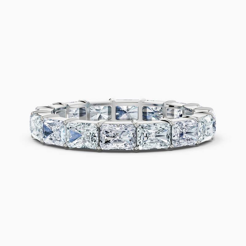 Auriya 14k Gold Radiant East-West Lab Grown Diamond Eternity Band 2.10 - 8.25 ct. tw. (F-G, VS) - 3.20 ct. wt. - 8.5 - White