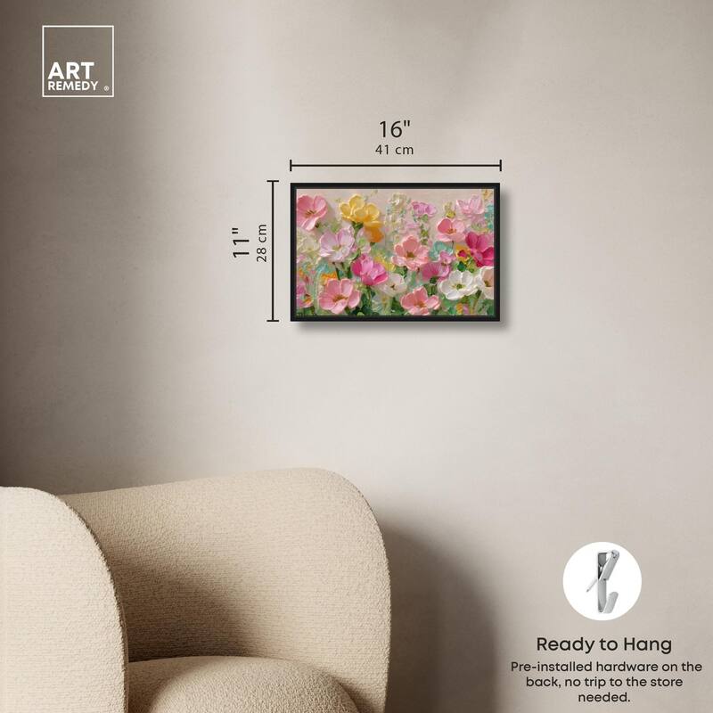 Expressed in Petals I Canvas by Art Remedy