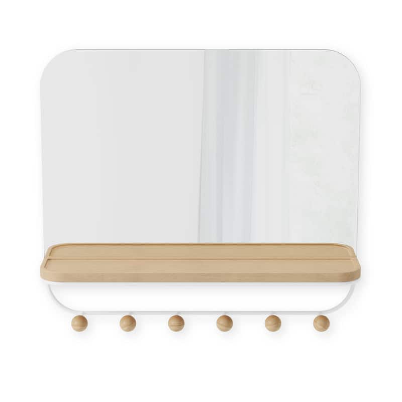 Umbra Estique Mirror With Hooks