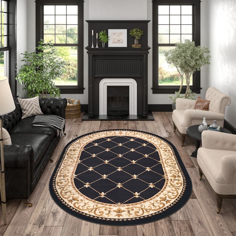 Soho Traditional Scroll Indoor Area Rug