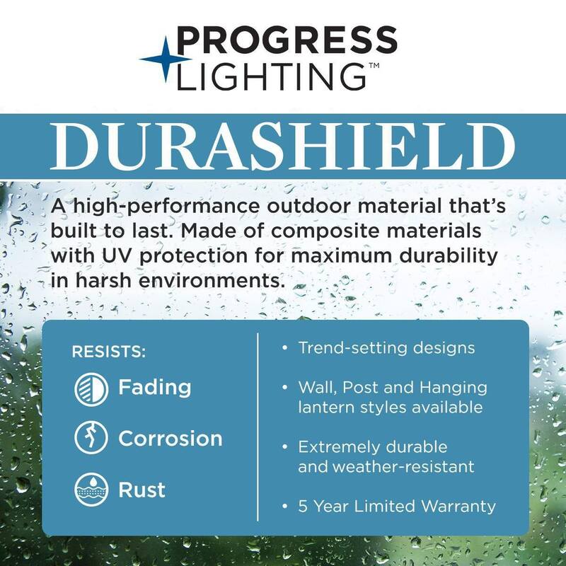 POINT DUME® Dunemere Galvanized Finish Outdoor Wall Lantern with DURASHIELD - 6.625 in x 5.875 in x 14 in