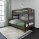 Max and Lily Farmhouse Twin over Full Bunk Bed - Barnwood Brown