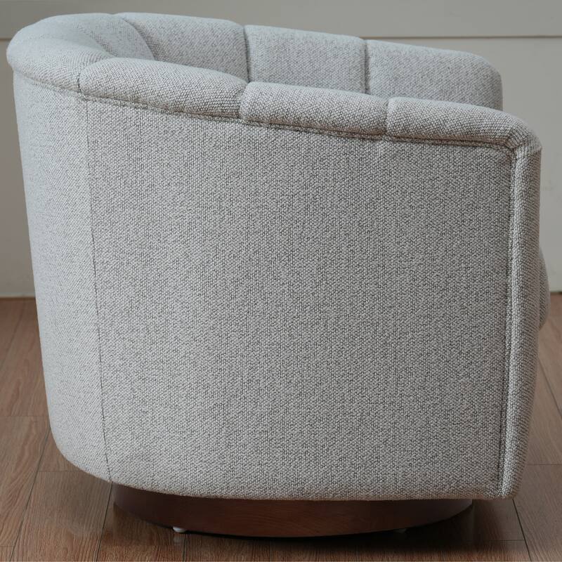 Fabric 360°Swivel Accent Chair