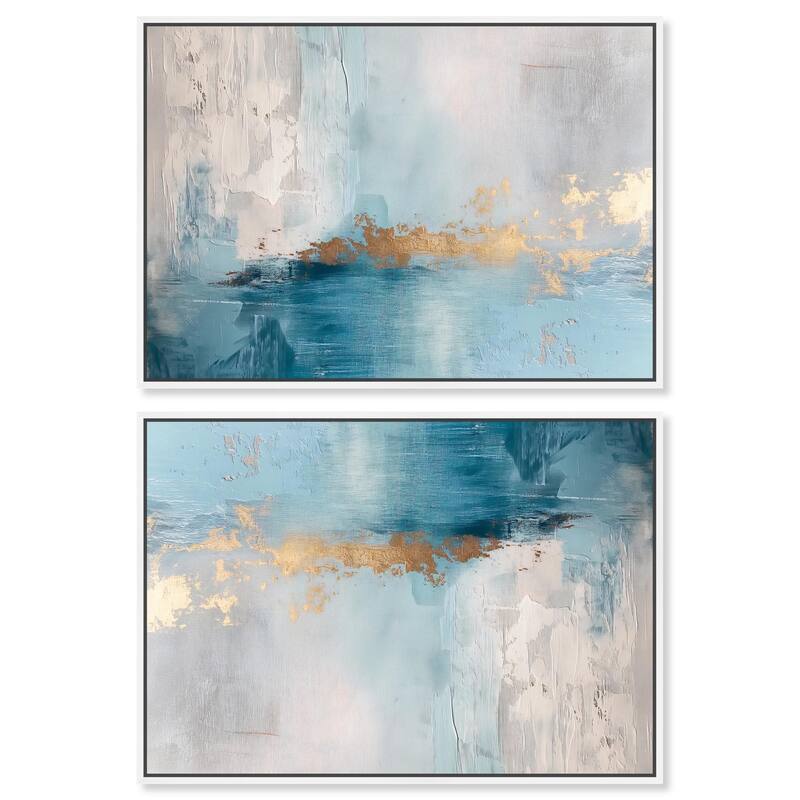 Through the Hoop Canvas by Art Remedy - 30" x 45" - Gold