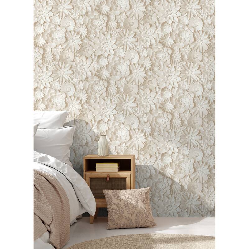 Fine Decor Dacre Cream Floral Wallpaper