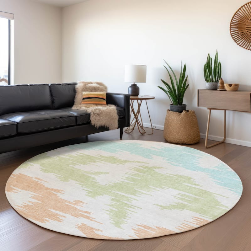 Machine Washable Indoor/ Outdoor Chantille Global Boho Rug