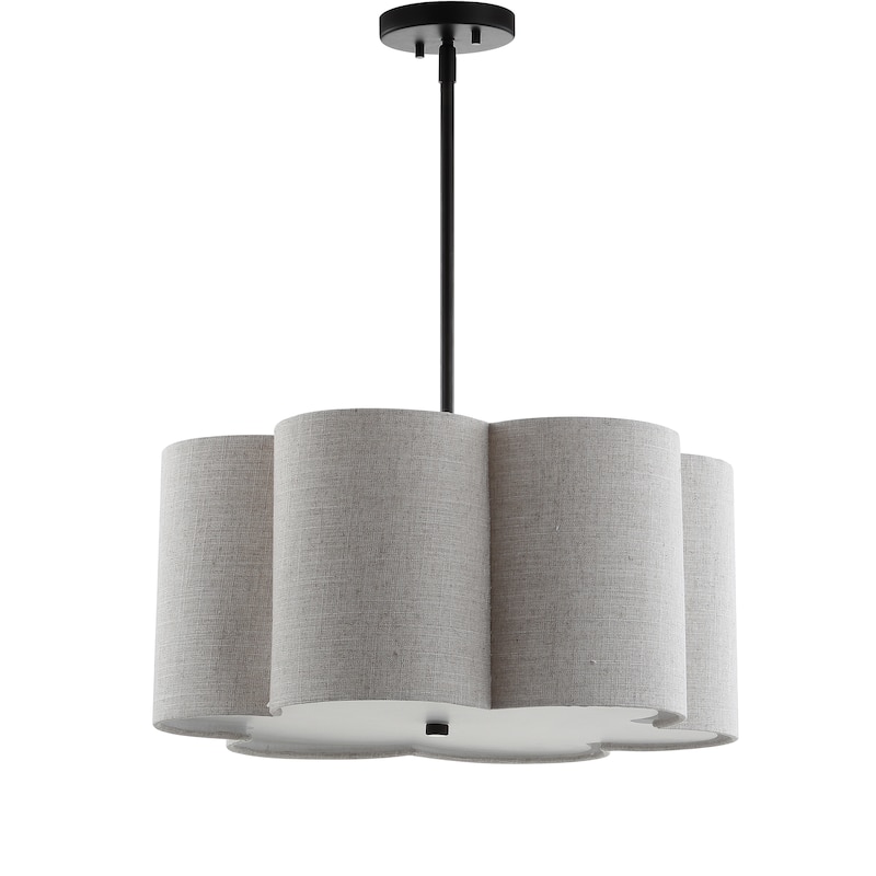 Coquille 20" Adjustable Metal LED Pendant, Oil Rubbed Bronze by JONATHAN Y