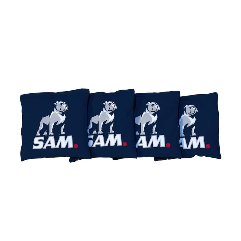 Samford Blue Cornhole Bags - All-Weather Resin Filled