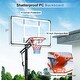 preview thumbnail 8 of 8, Gymax 10 FT Portable Basketball Hoop w/ Shock Absorbent Rim Fillable