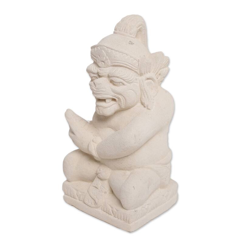 Novica Handmade Merdah Sandstone Sculpture