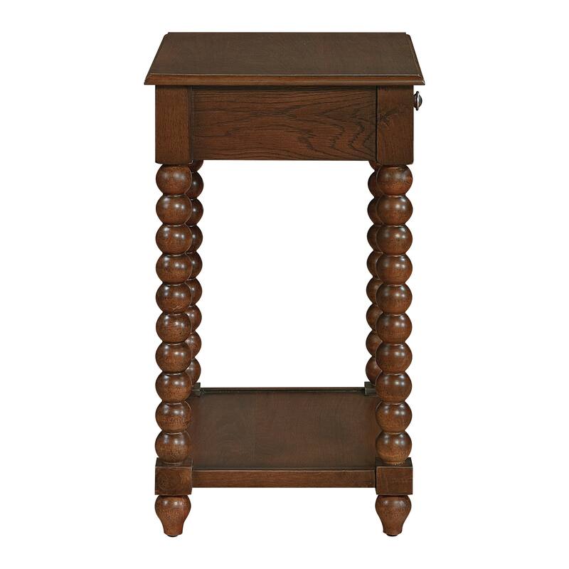 Elise Side Table in Black Finish