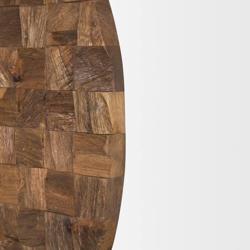 Into the Abyss II LIght Brown Wood 32" Wall Art