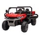 preview thumbnail 3 of 95, Electric 24V Ride-On Dump Truck for Kids, 2 Seater with Remote Control, Non-Slip Tires, and Storage Space