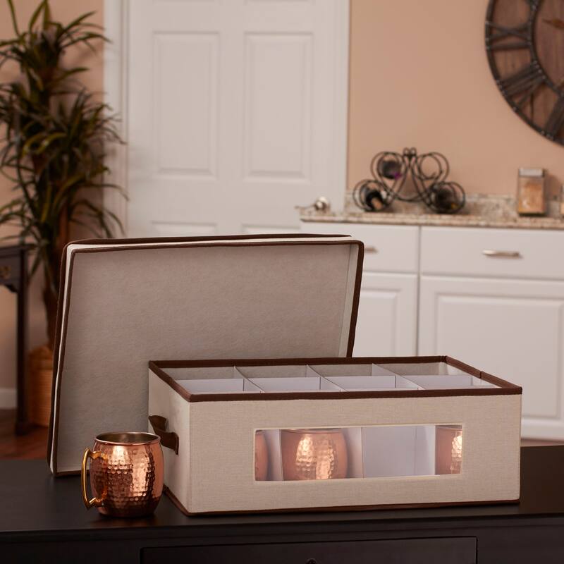 Household Essentials Mug and Tumbler Vision China Storage Box Chest