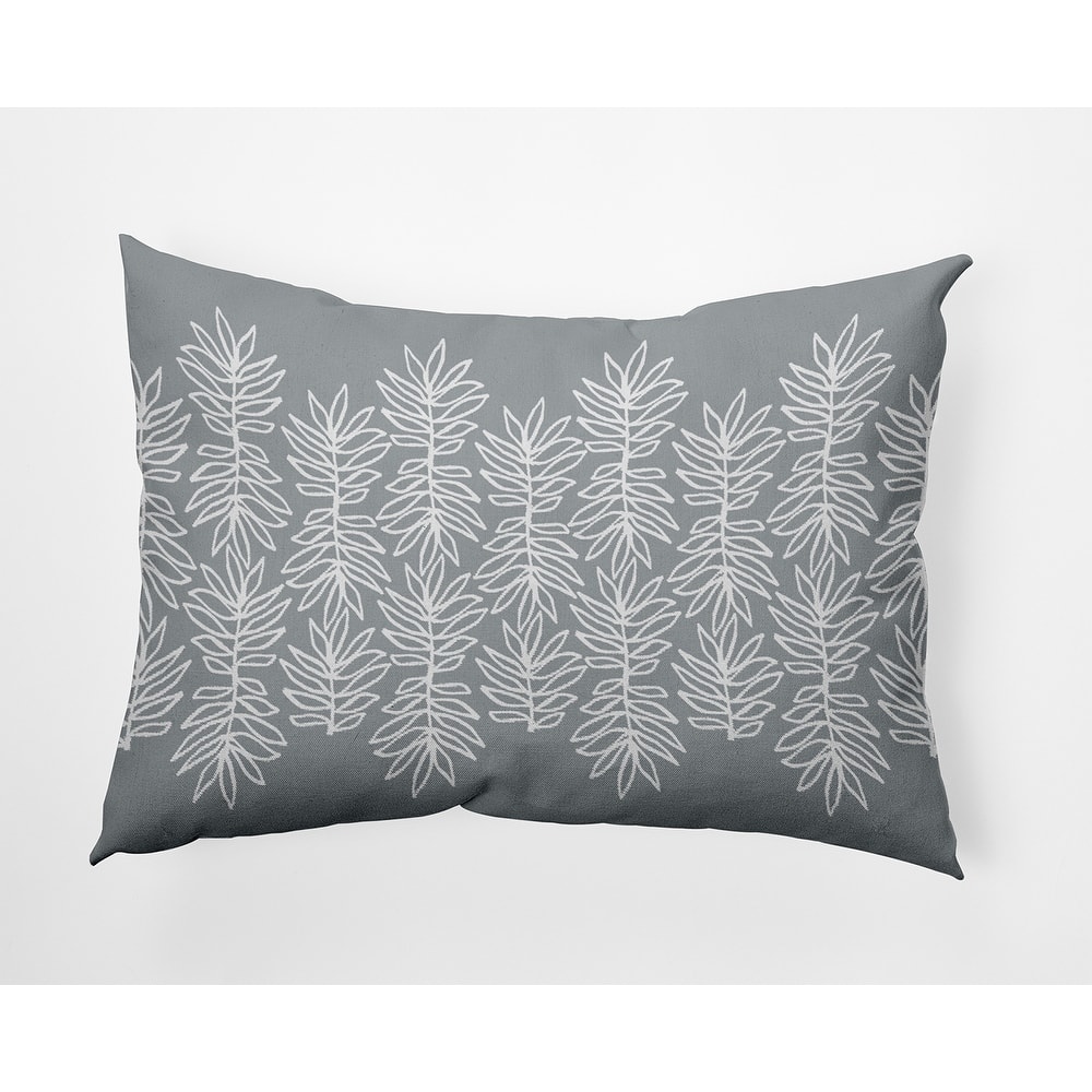Leafy Branch Indoor/Outdoor Throw Pillow