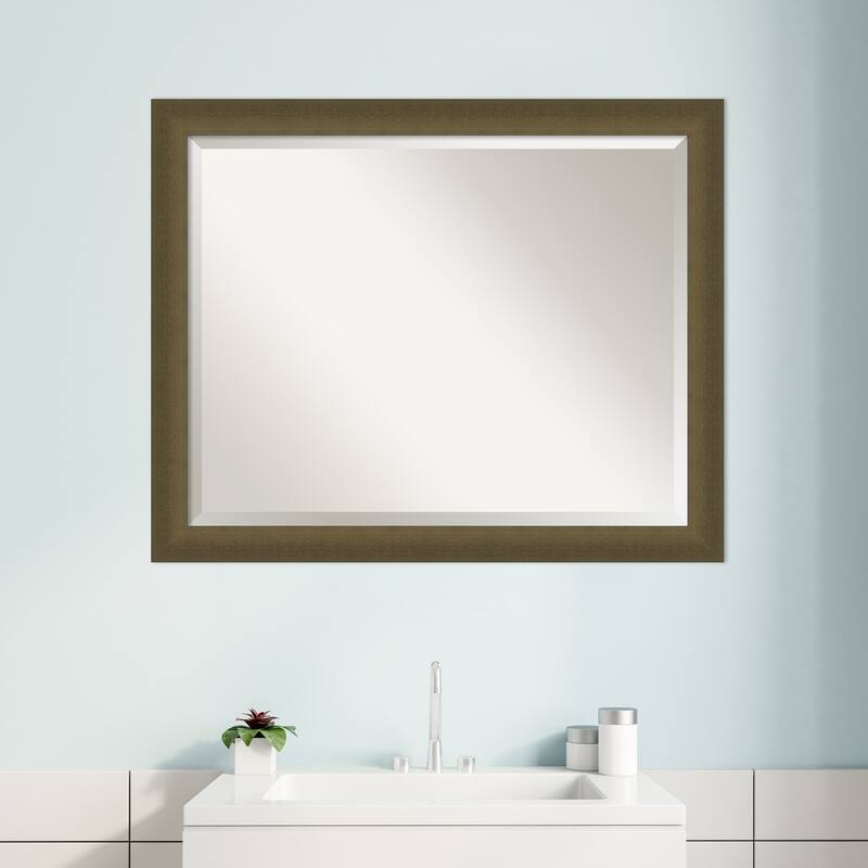 Blaine Narrow Beveled Framed Bathroom Vanity Wall Mirror