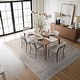 preview thumbnail 76 of 102, Medallion Flat Pile Washable Rug – Pet Friendly, Non-Slip, Perfect for Entryway, Living Room, and Bedroom