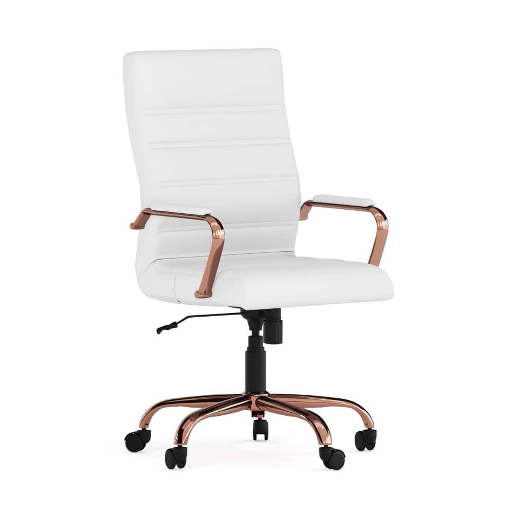 Option White LeatherSoft/Rose Gold Frame