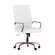 Option White LeatherSoft/Rose Gold Frame