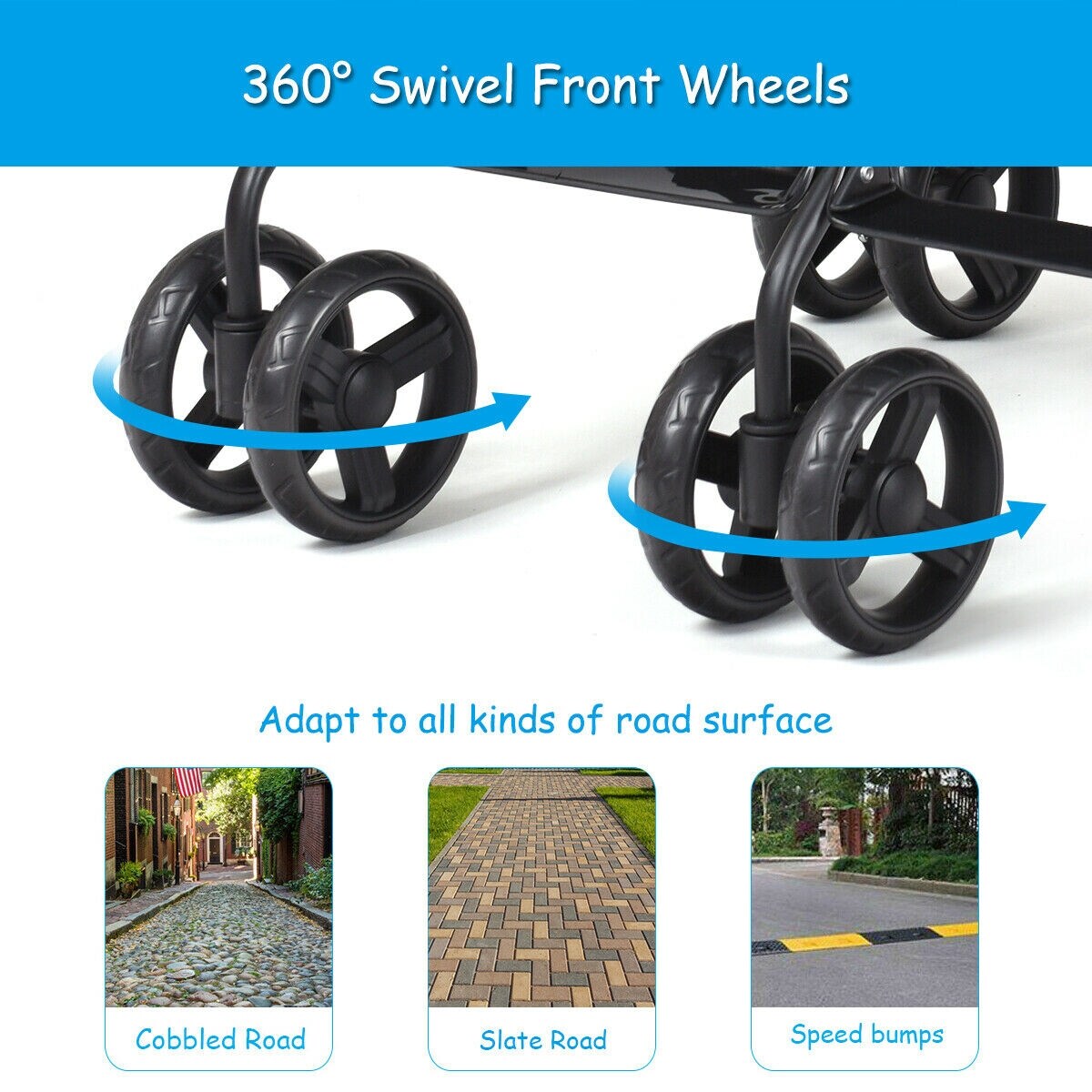 baby joy foldable double stroller