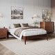preview thumbnail 4 of 197, AFI Pasadena Basic Platform Bed Frame Walnut - Full