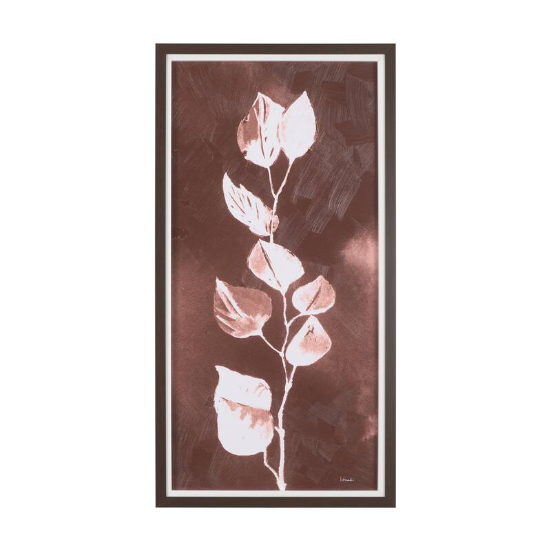 Sienna Silhouette I Framed Art Print