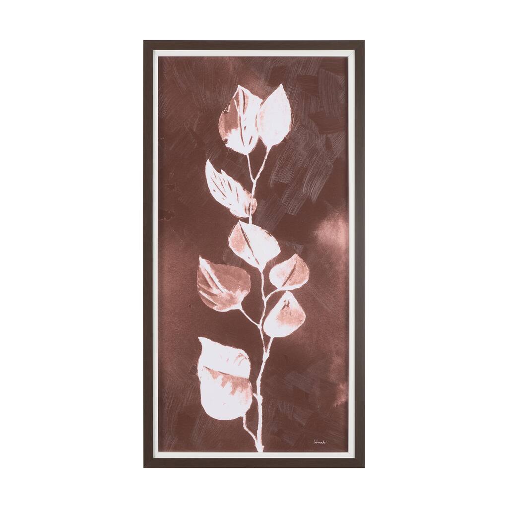 Sienna Silhouette I Framed Art Print