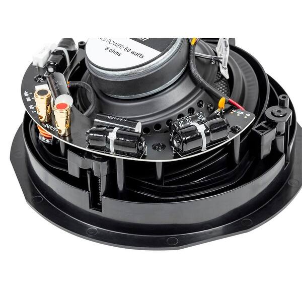 Shop Monoprice 2 Way Carbon Fiber In Ceiling Speakers 6 5 Inch