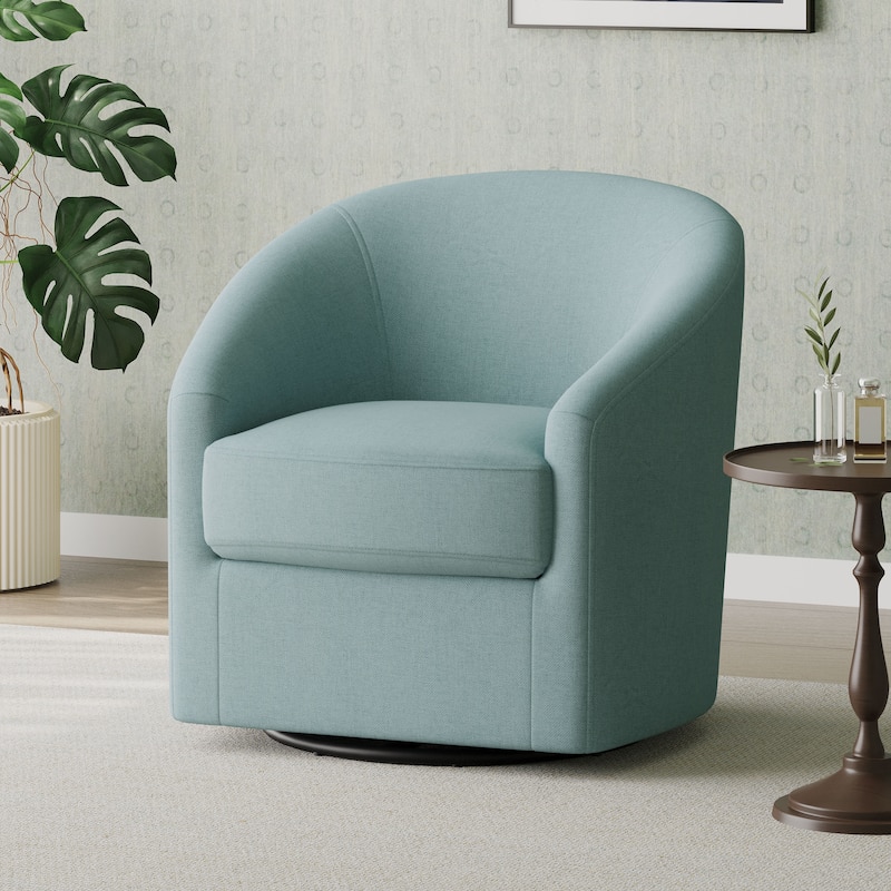 Gustavo Upholstered Swivel Glider Chair by Christopher Knight Home