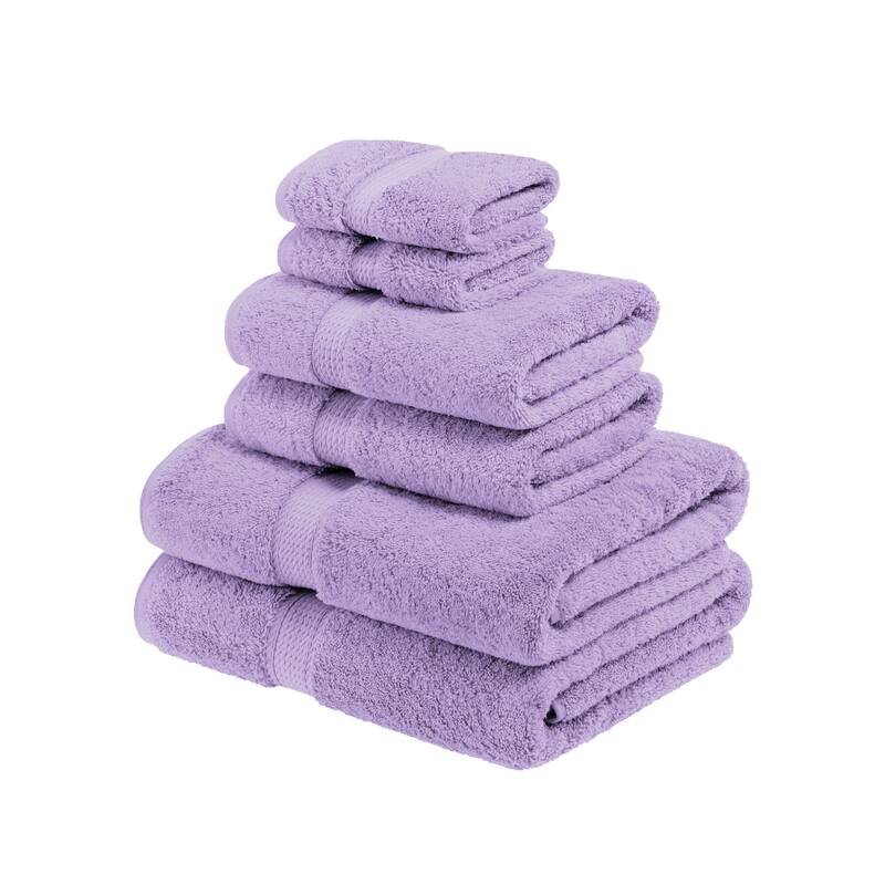 Superior Egyptian Cotton Heavyweight Solid Plush Towel Set