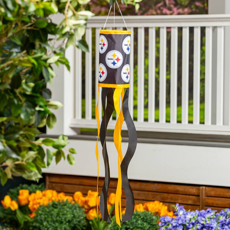 40" NFL Team Sublimated Fabric Windsock - Steelers