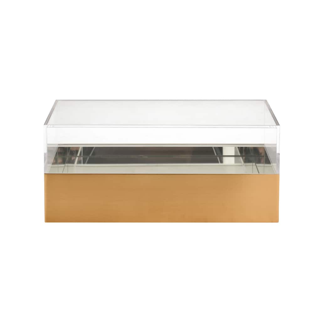 Atlas Split Decorative Acrylic Rectangular Box - 14 inch Wide