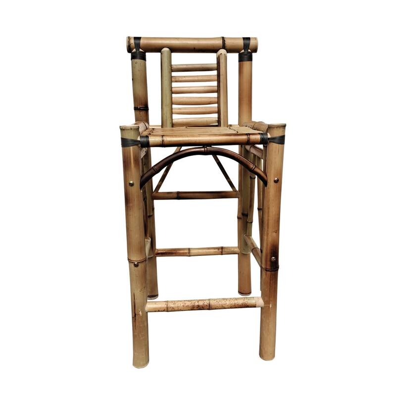 RAM Game Room Bamboo Tiki Barstool Set