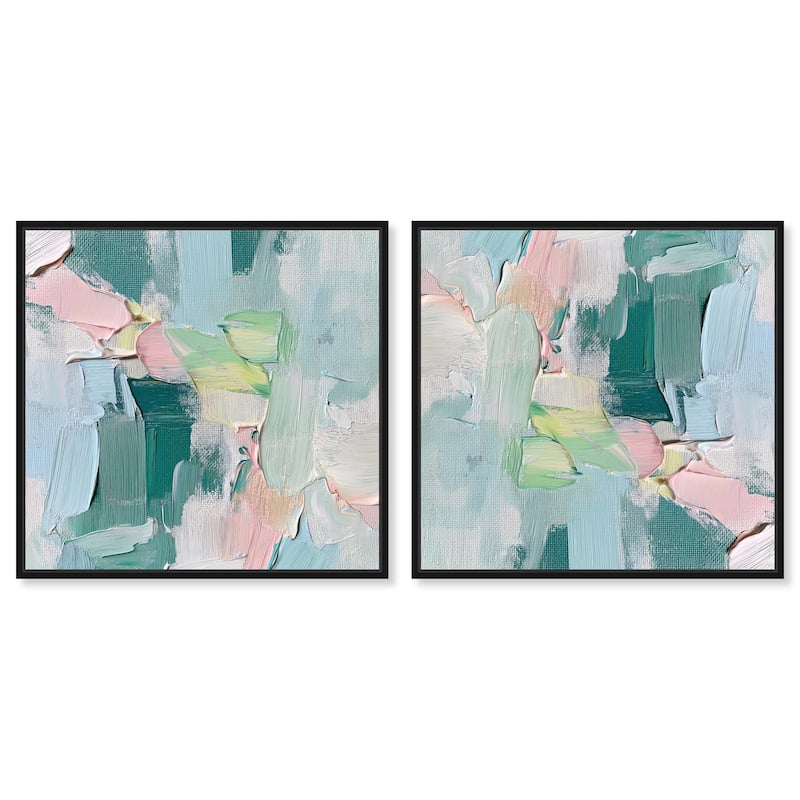 Tonal Strata Canvas by Art Remedy - 20" x 20" - Silver