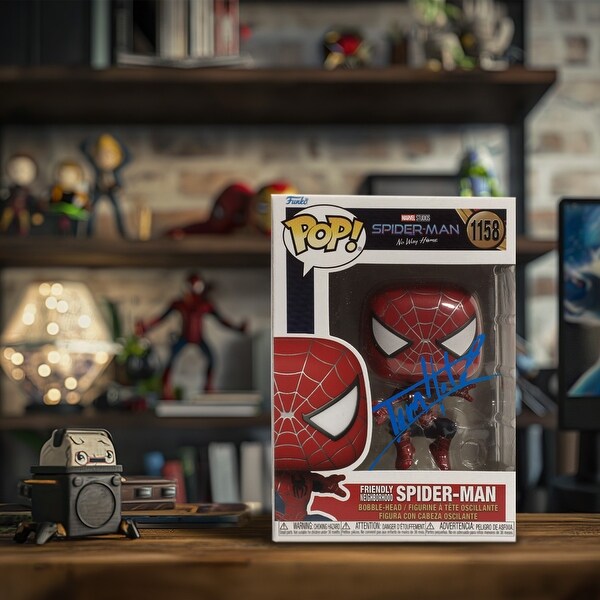 Tom Holland Signed Spider Man Funko Pop - Bed Bath & Beyond - 40807651