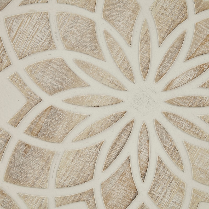 Madison Park Leah Round Two-tone Medallion Wall Decor