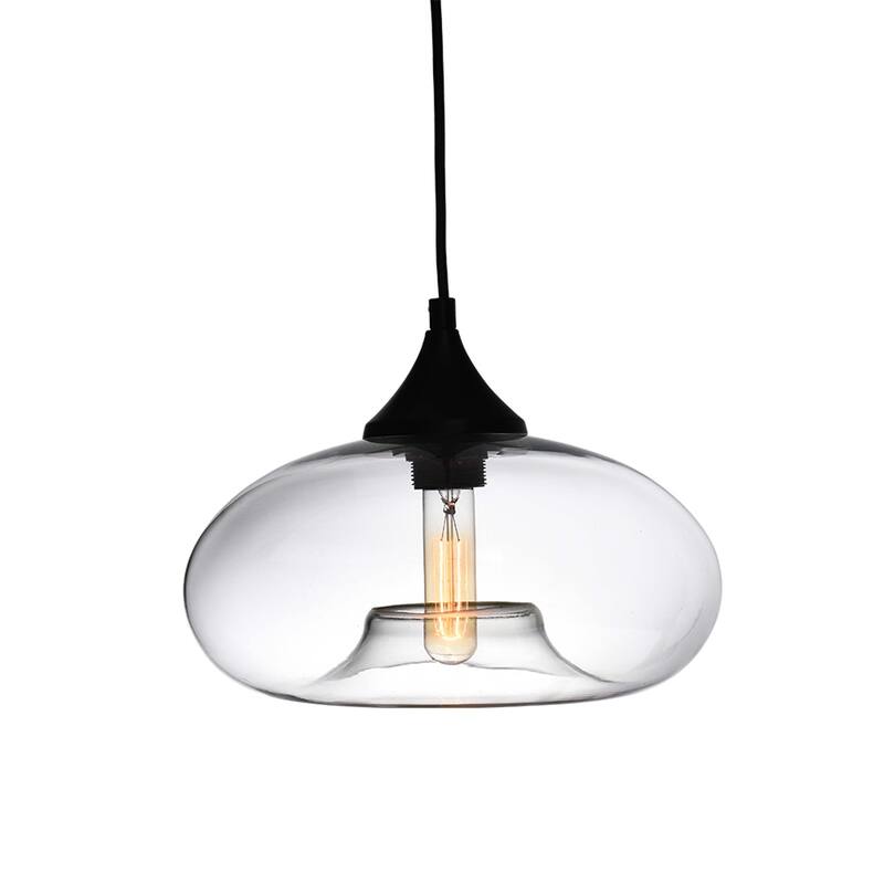 3 - Light Modern Cluster Pendant Chandelier with Clear Glass